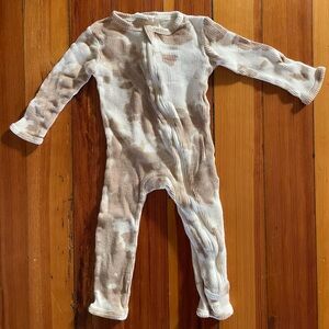 Spearmint Love Waffle Zip Romper 12-18 mo